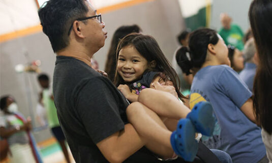 Caregiver and Camper at Camp Royall